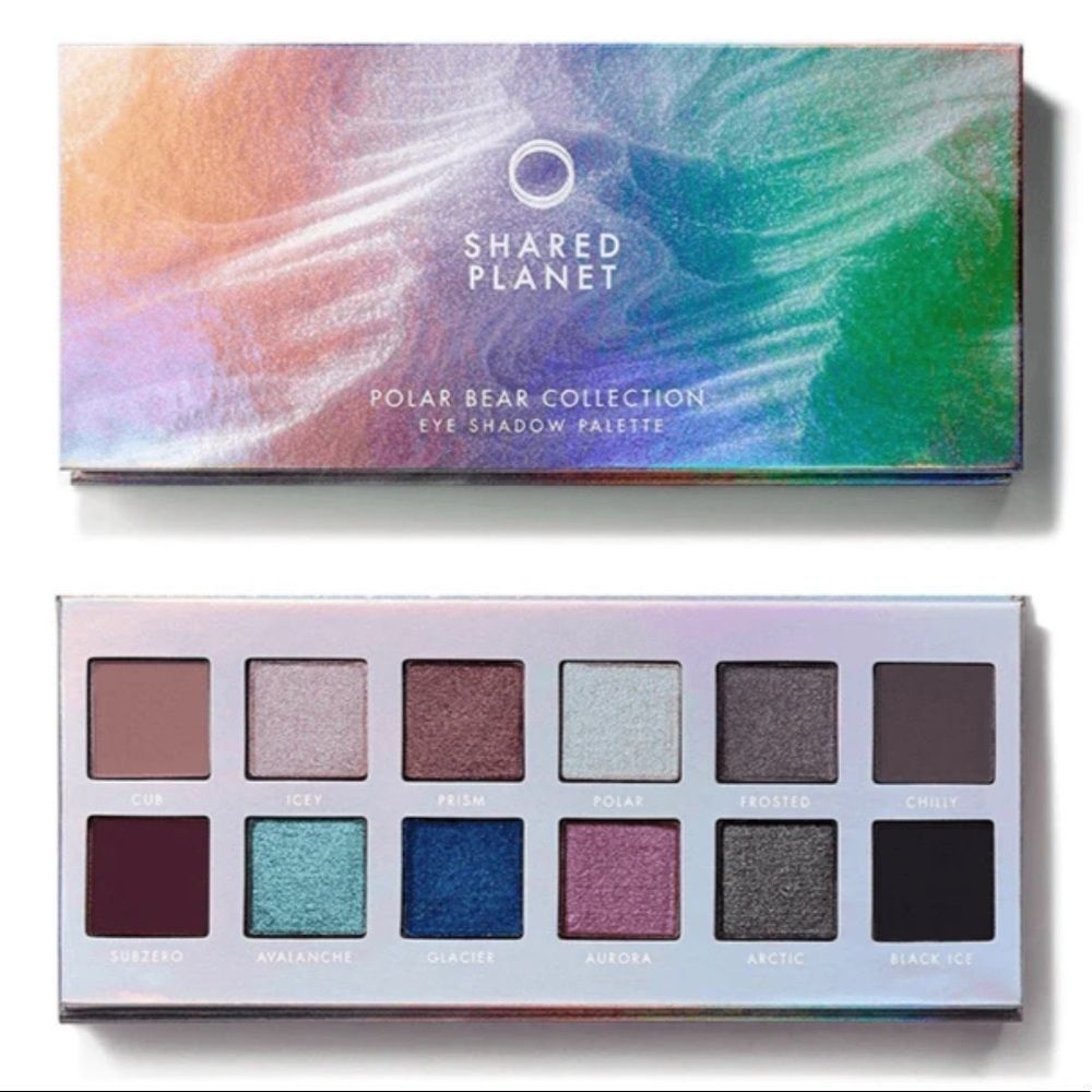 NIB Shared Planet Polar Bear Eyeshadow Palette
